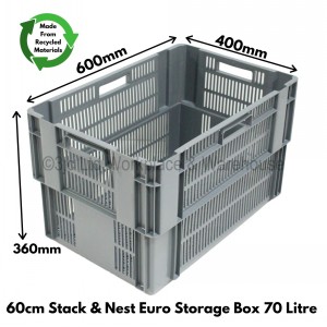 Standard Euro Box 60cm Fully Vented 70 Litre